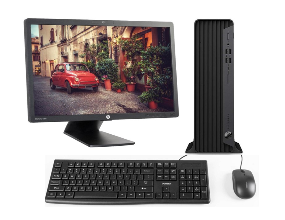 KIT PC HP Elitedesk 800 G6 SFF(i3-10ma 8GB RAM 512GB SSD)  + MONITOR HP S231D 23" FHD Reacondicionado